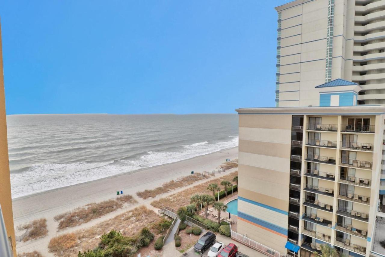Beautiful Warm Ocean View Beach Condo With Pool Миртл-Бич Экстерьер фото