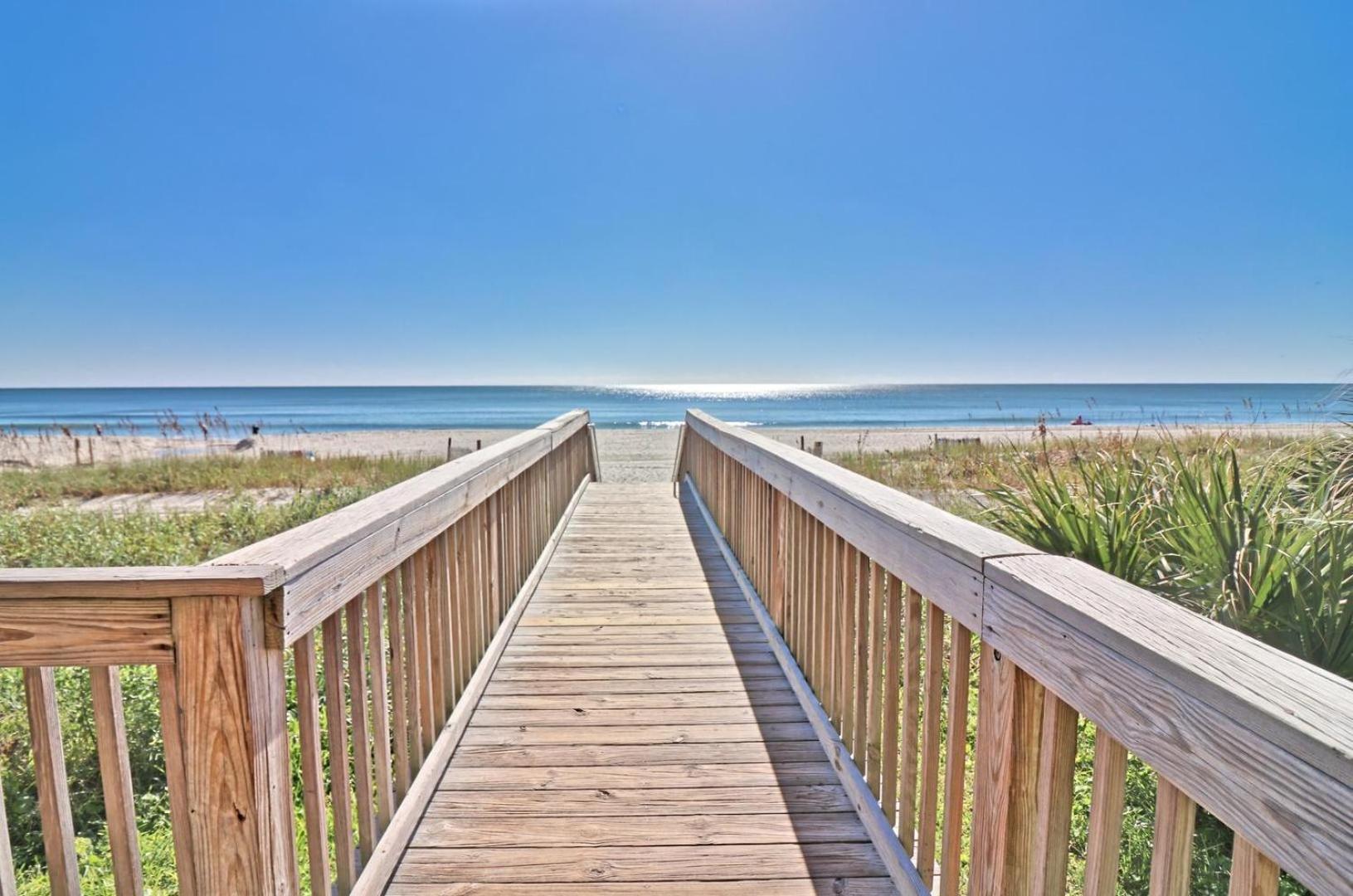 Beautiful Warm Ocean View Beach Condo With Pool Миртл-Бич Экстерьер фото