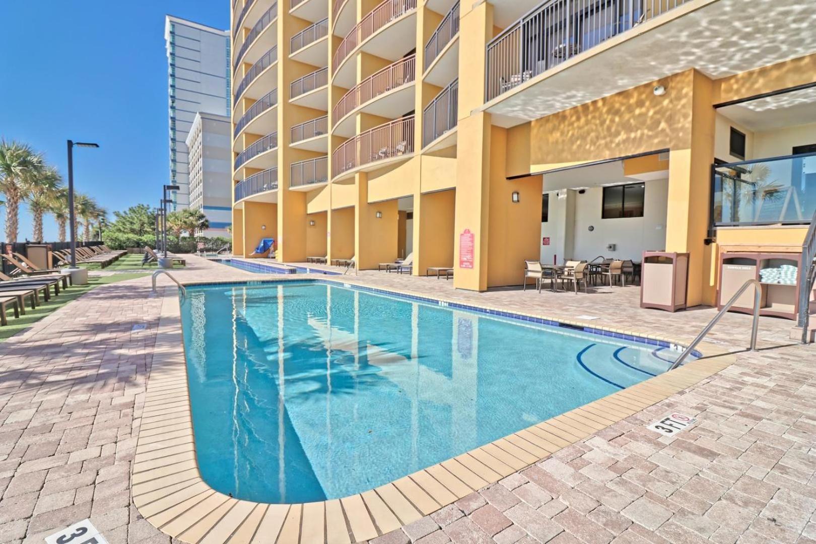 Beautiful Warm Ocean View Beach Condo With Pool Миртл-Бич Экстерьер фото